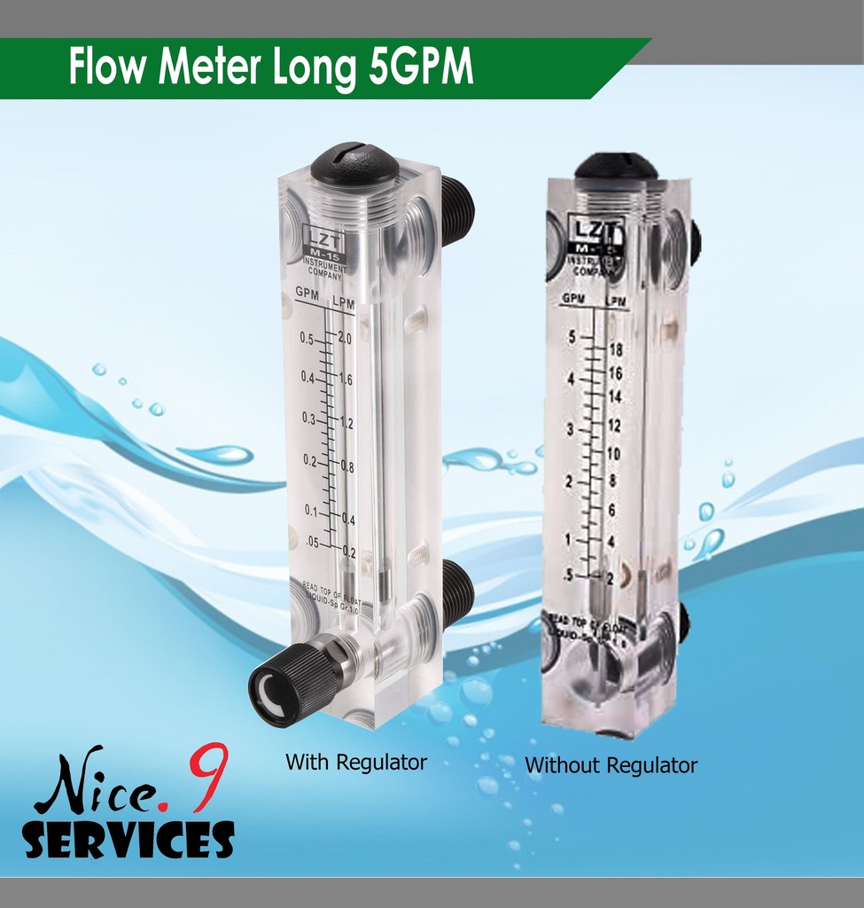 Flow Meter 5GPM-Long