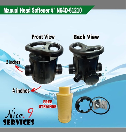 N64D Manual Multiport Softener Control Valves