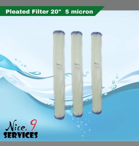 PLEATED FILTER 20SL 5micron