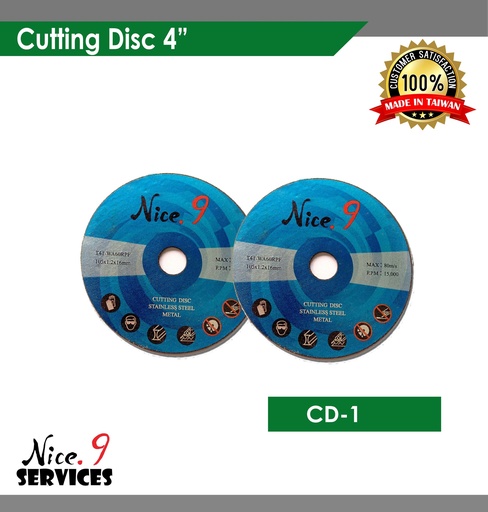 NICE NINE CUTTING DISC 1"