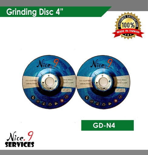 NICE NINE GRINDING DISC 4"